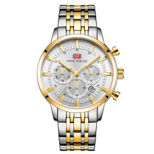 ساعت مچی عقربه‌ای مردانه مینی فوکوس مدل 0282GLD