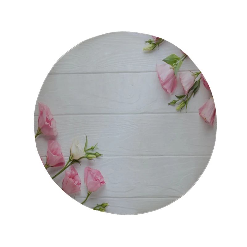     پادری مدل دایره طرح گل کد 8124 سایز 90 × 90 سانتی متر