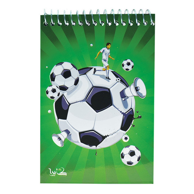 دفترچه یادداشت 50 برگ کایرا طرح فوتبالیست ها