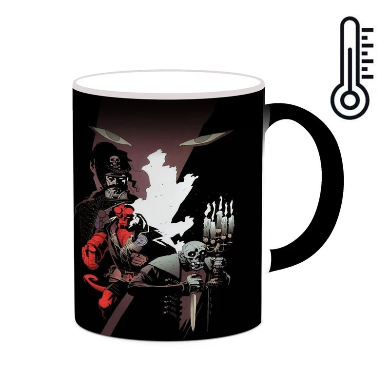 ماگ حرارتی کاکتی مدل پسر جهنمی Hellboy کد mgh38958
