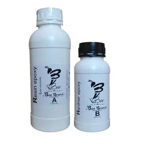 رزین اپوکسی دوجزئی بی مدل رقیق کد BEE1500L حجم1500میلی لیتر مجموعه 2عددی