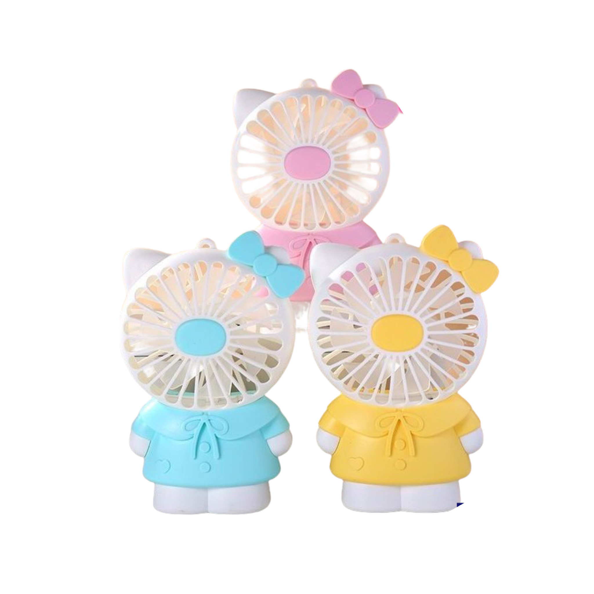 پنکه شارژی مدل WX871 CUTE FAN KITTY