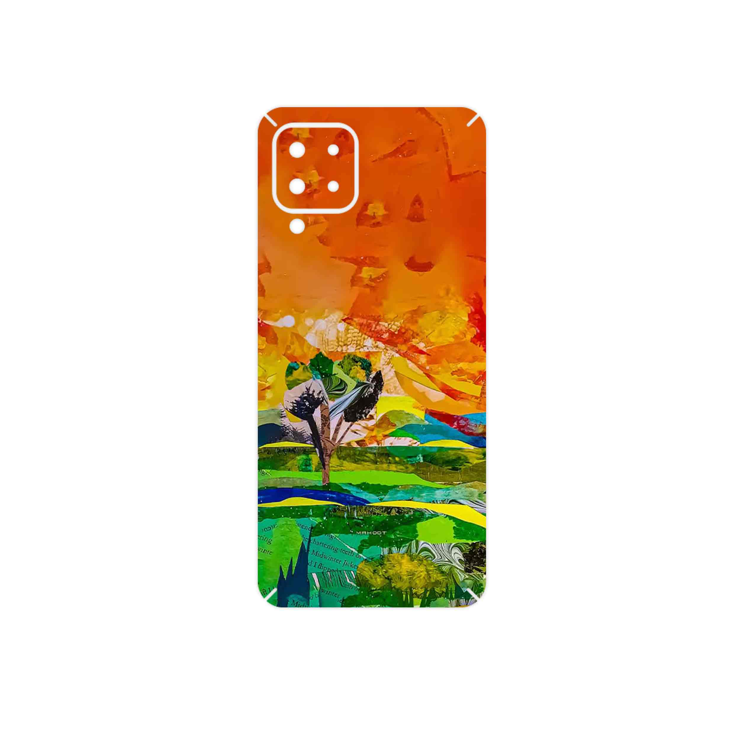 برچسب پوششی ماهوت مدل Collage of Painting مناسب برای گوشی موبایل سامسونگ Galaxy A22 4G