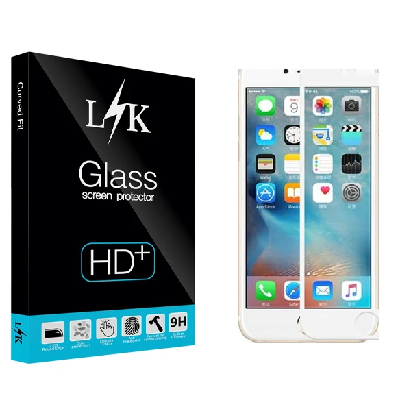 محافظ صفحه نمایش ال کی مدل +HD مناسب برای گوشی موبایل اپل iPhone 6 3D
