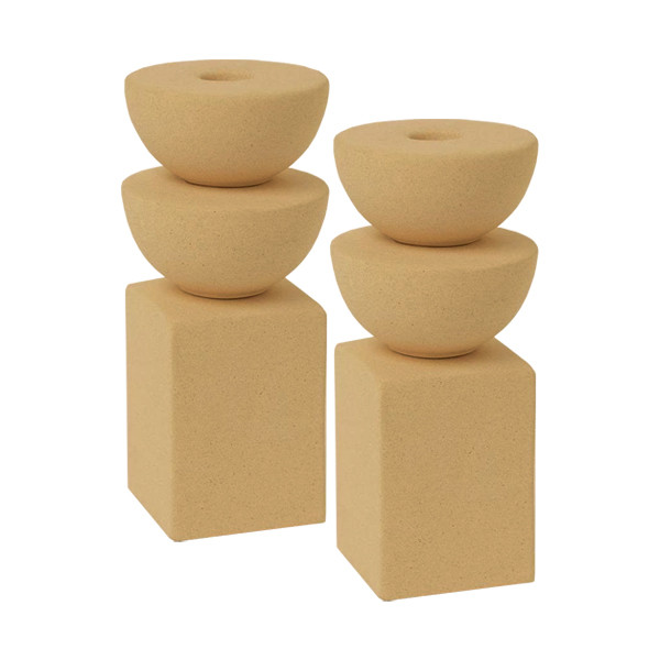 جاشمعی مدل دوقلو مدرن مینیمال مجموعه 2 عددی