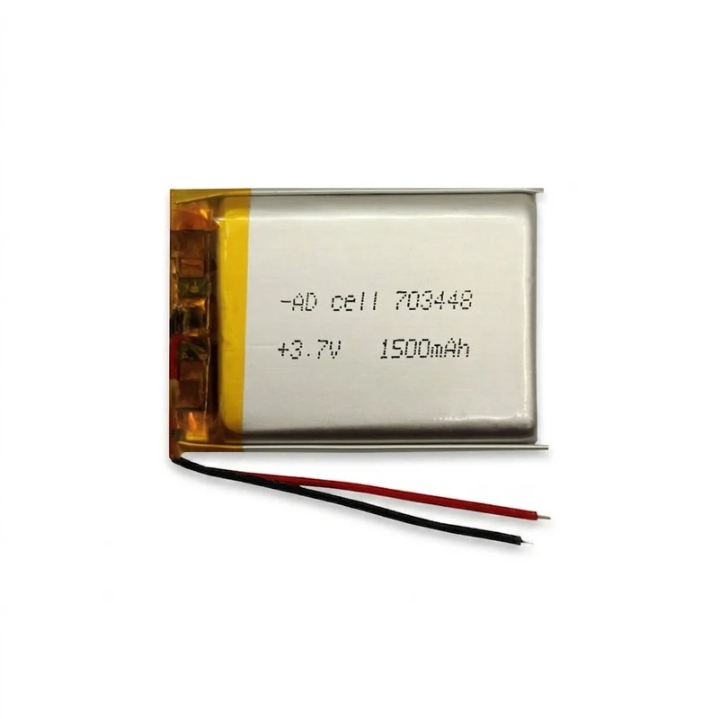 باتری لیتیومی کد 703448 ظرفیت 1500 میلی آمپر ساعت