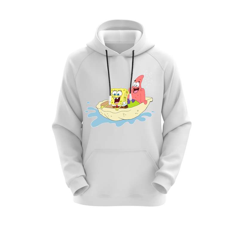 هودی زنانه مدل باب اسفنجی کد J85