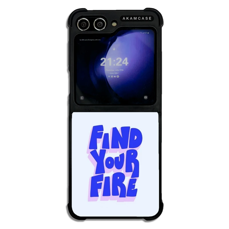 کاور آکام مدل AMC-WSGZFLIP5-POSITIVE-41 مناسب برای گوشی موبایل سامسونگ Galaxy Z Flip 5