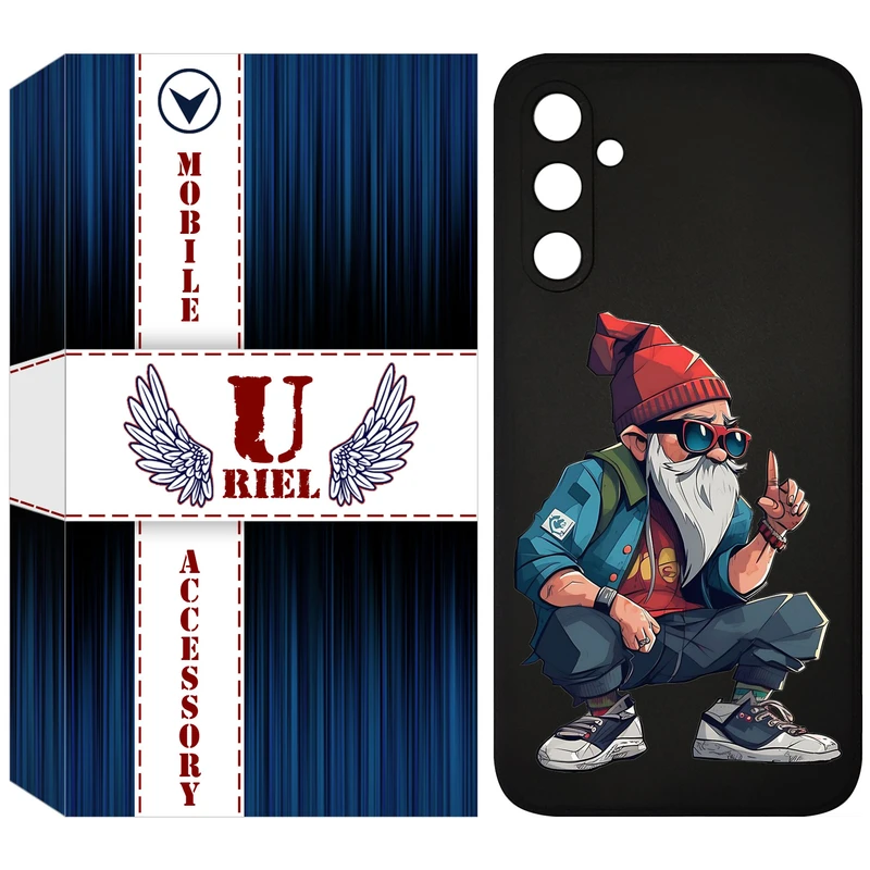 کاور یوریل مدل KSH کد 48 طرح پیرمرد مناسب برای گوشی موبایل سامسونگ Galaxy A54