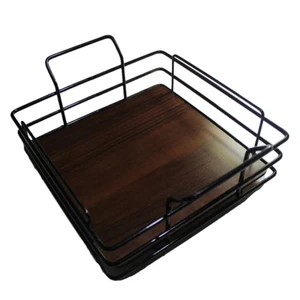 سینی مدل مربع چوبی کد k003