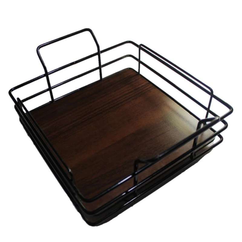 سینی مدل مربع چوبی کد b002 سینی مدل مربع چوبی کد b002