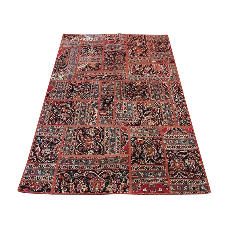 کلاژ فرش دستبافت سه متری مدل چهل تکه کد N.K.P.CO.C20