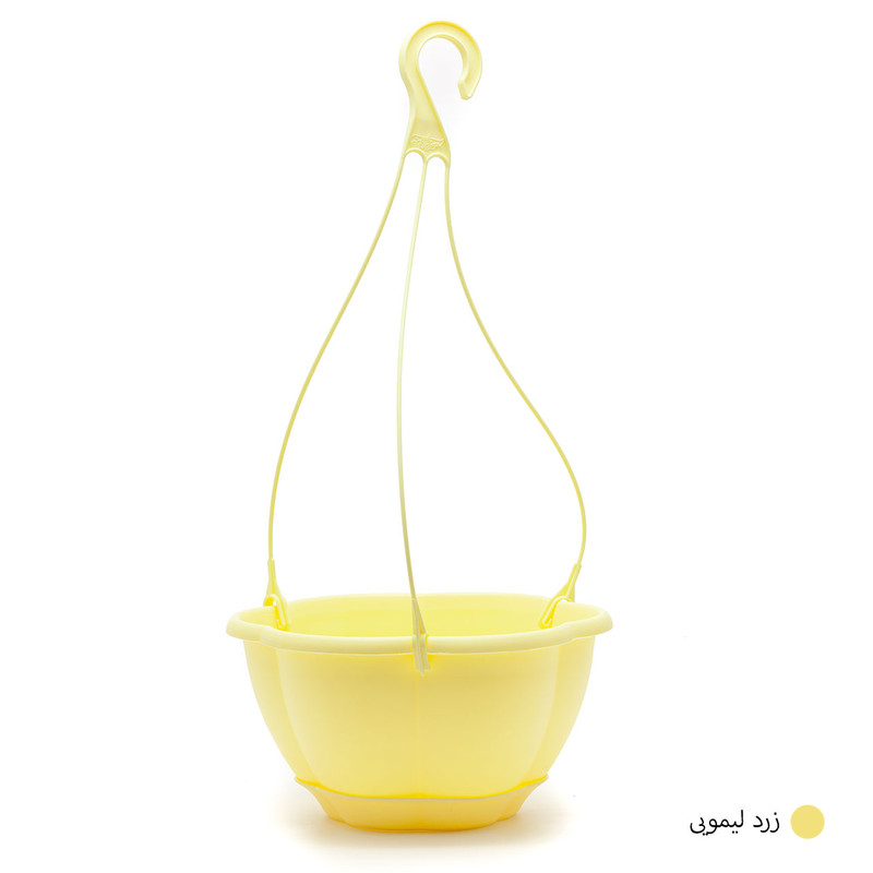 گلدان گل آذین مدل پلاستیکی آویز کد 320