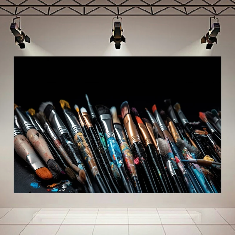 پوستر طرح بک لایت مدل مجموعه قلم مو کد AR32211