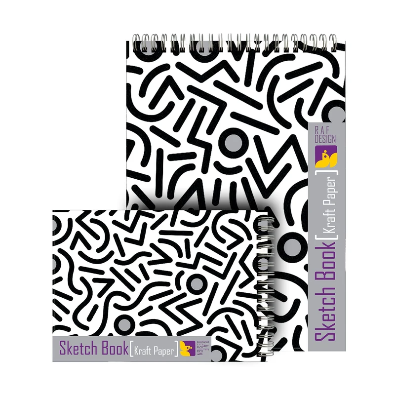 دفتر طراحی 80 برگ مدل کرافت کد 6 مجموعه 2 عددی