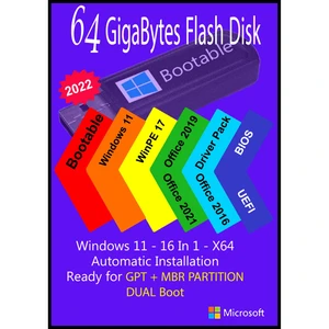 سیستم عامل Windows 11 AIO 16In1 X64 - Driver Pack 2022 - Office 2016-2019-2021 Pro Plus  نشر مایکروسافت