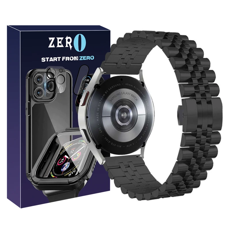 بند زیرو مدل 5Row ZR مناسب برای ساعت هوشمند سامسونگ Galaxy Watch 4 / Watch 4 Classic / Watch 5 / Watch 5 Pro / Watch 6 / Watch 6 Classic