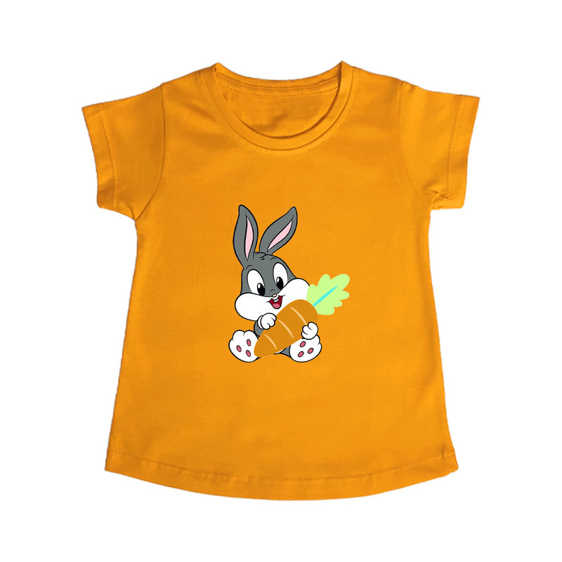 تی شرت آستین کوتاه دخترانه مدل Baby Bugs Bunny Og0014