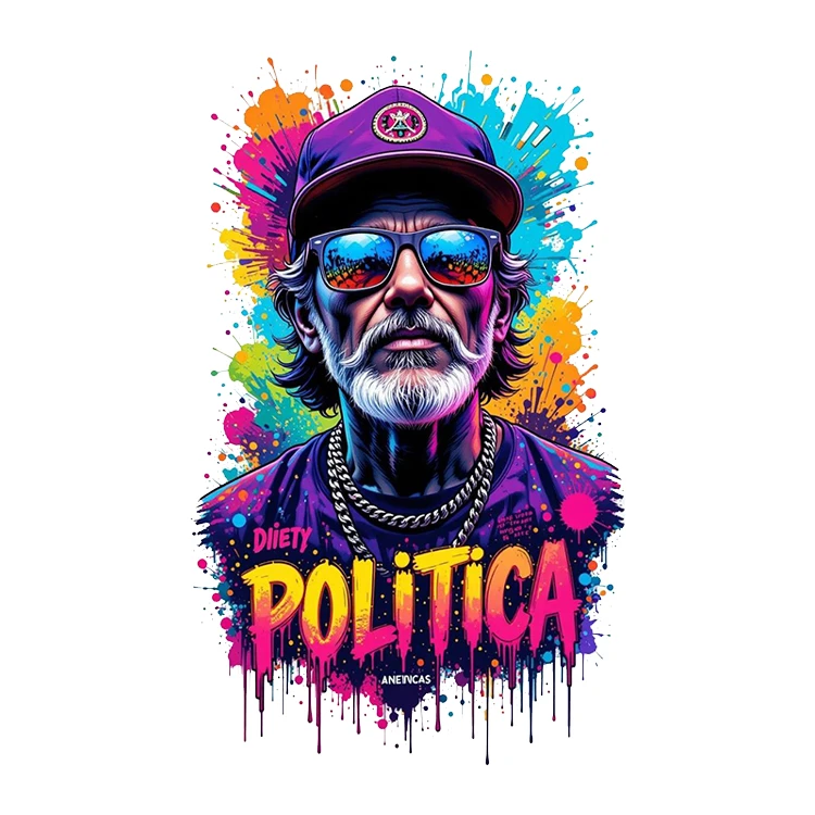 استیکر پارچه و لباس پاد آفرین مدل رپر کد 483