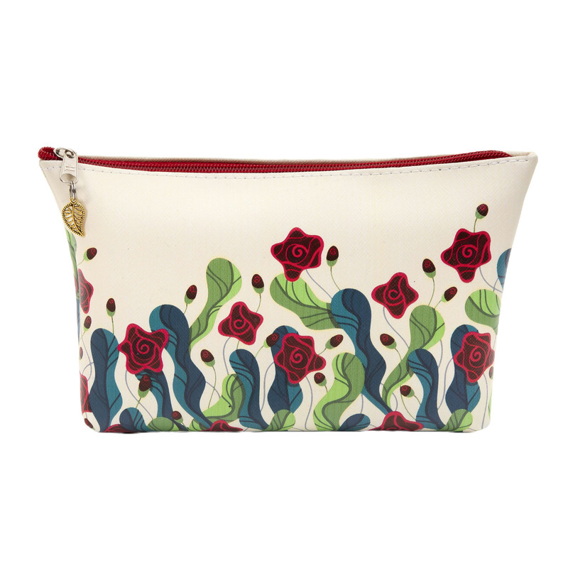 کیف لوازم آرایش زنانه مدل گل کد IDM 387