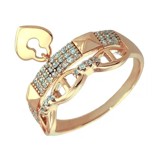 انگشتر زنانه ژوپینگ مدل قلب کد R4234