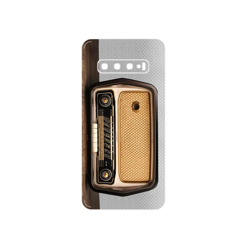 برچسب پوششی ماهوت مدل Radio Nostalgia مناسب برای گوشی موبایل سامسونگ Galaxy S10