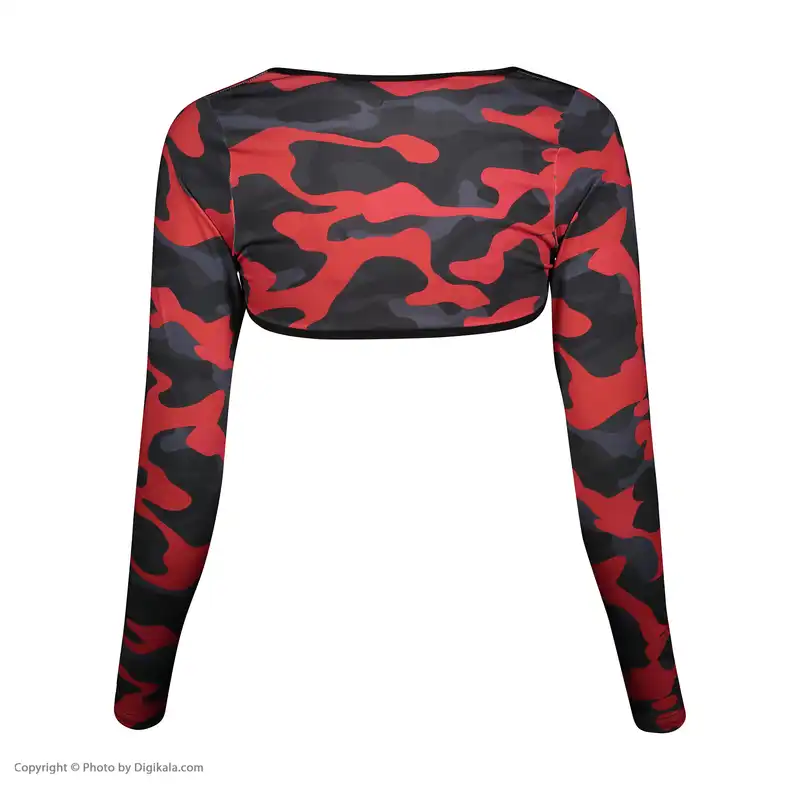 نیم تنه ورزشی زنانه مدل آستین فینگردار 82