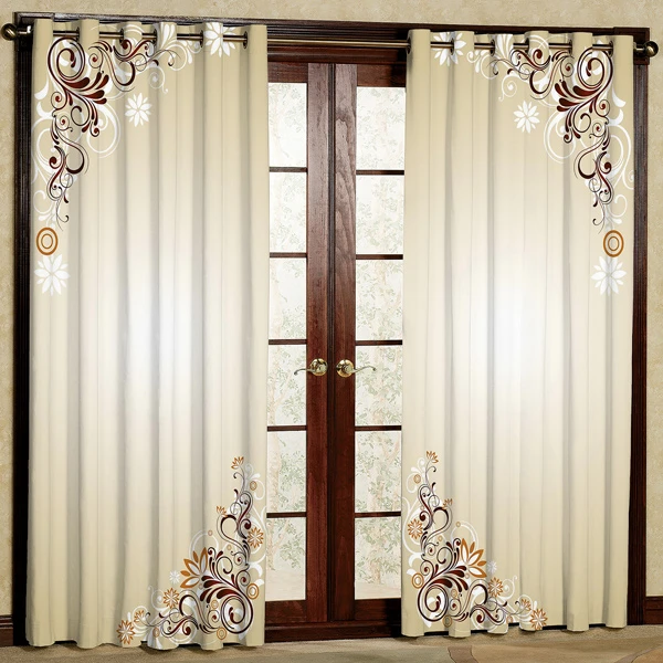 پرده مدل چاپی هازان پانچی کد 209 سایز 200x140 سانتی متر