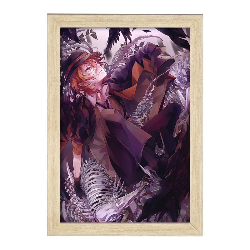 تابلو خندالو مدل چویا سان انیمه سگ های ولگرد بانگو  کد 11799