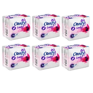 نوار بهداشتی کانفی لیدی مدل ultra normal 6 بسته 6 عددی