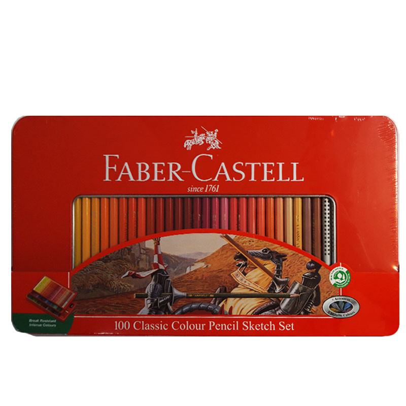 مداد رنگی 100 رنگ فابر کاستل مدل classic