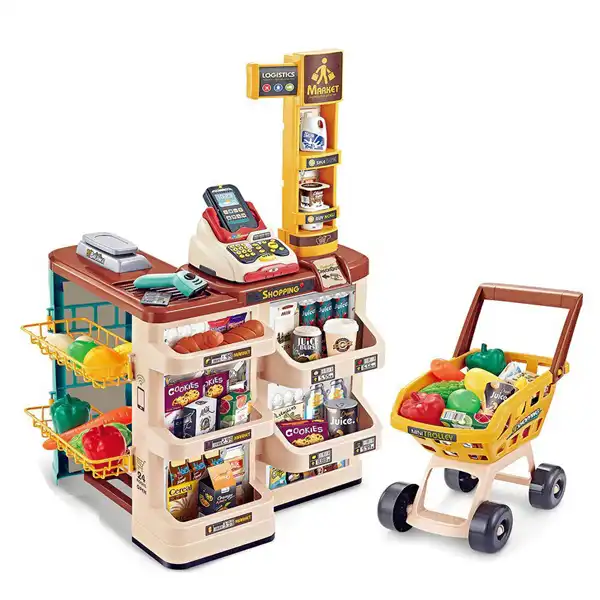 اسباب بازی مدل سوپر ماركت و صندوق فروشگاهي کد 01