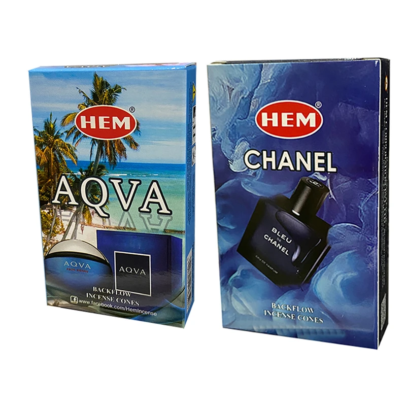 عود هم مدل آبشاری رایحه آکوا و شنل  دو بسته 10 عددی