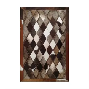 کلاژ فرش پوست و چرم کمالی مدل AD-00423