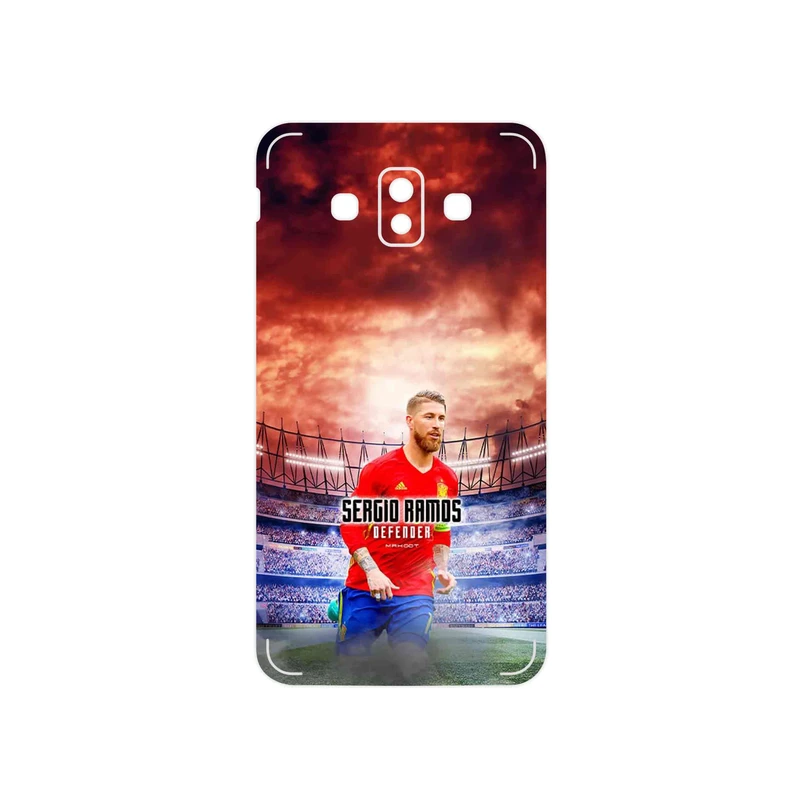 برچسب پوششی ماهوت مدل Sergio Ramos مناسب برای گوشی موبایل سامسونگ Galaxy J7 Duo