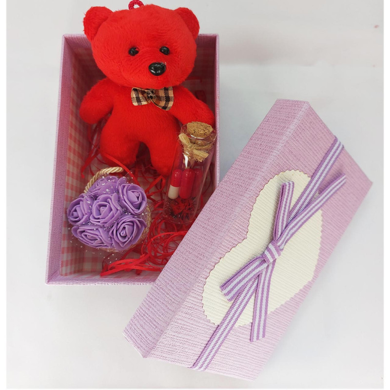 ست هدیه عروسک مدل روز عشق کد VT3 مجموعه 3 عددی