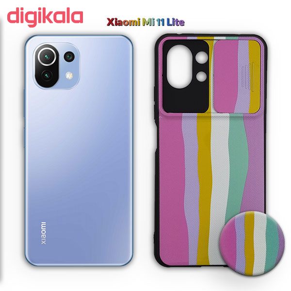 کاور مدل XM334B مناسب برای گوشی موبایل شیائومی Mi 11 Lite به همراه پایه نگهدارنده main 1 1