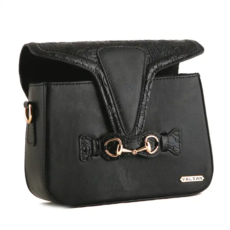 کیف رودوشی زنانه چرم یلسان مدل اما کد CLP-131-msk