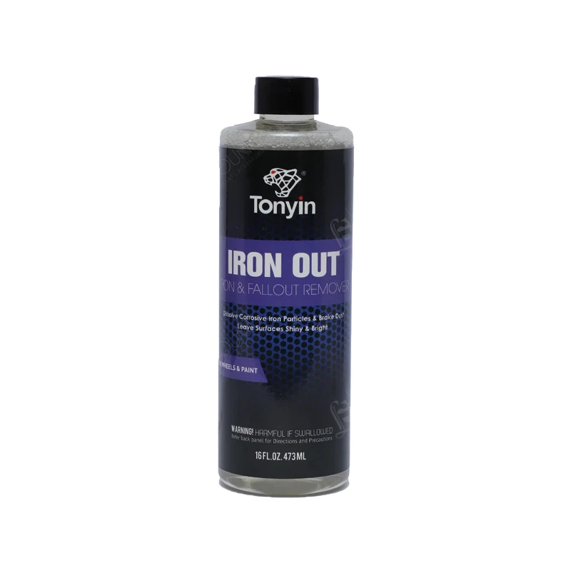 جرم گیر رینگ و بدنه خودرو تونین مدل IRON OUT حجم 473 میلی لیتر