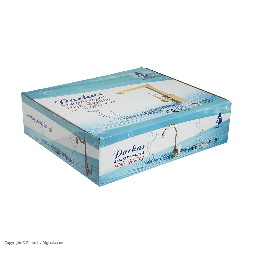 شیر روشویی پرکاس مدل بیزانس پایه بلند کد M-01