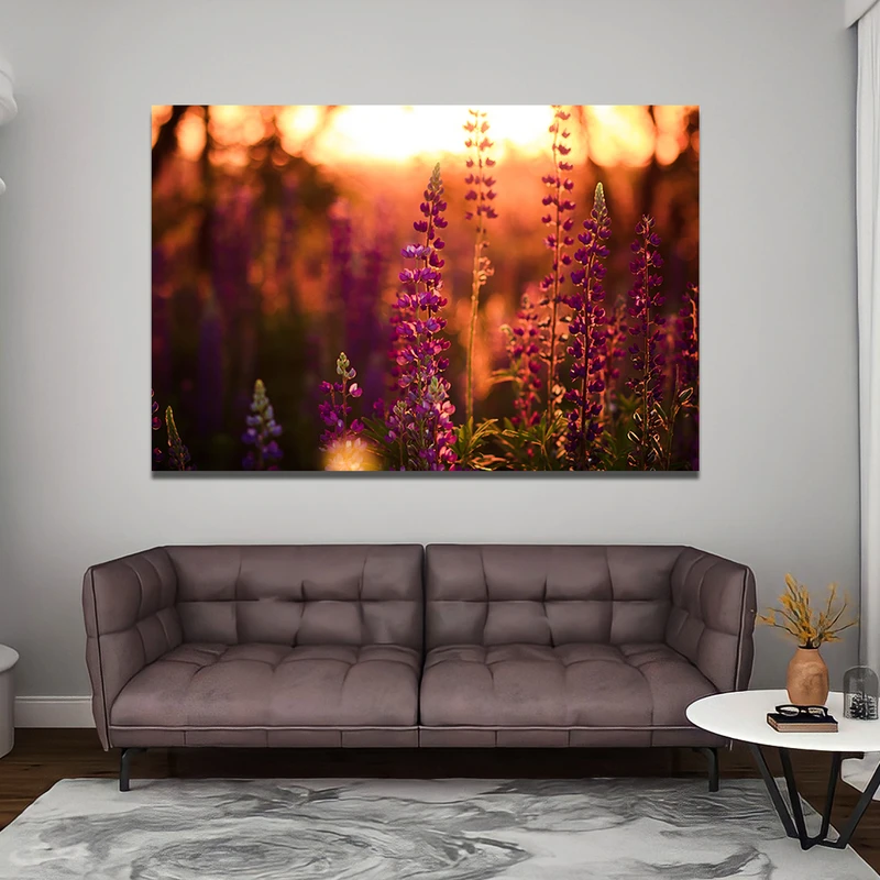 تابلو شاسی مدل گل لاوندر کد RA11-0034