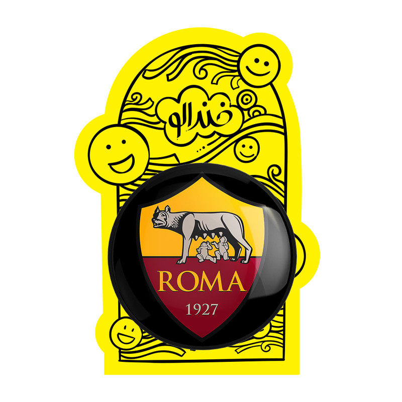 آینه جیبی خندالو طرح باشگاه آ اس رم A.S.Roma مدل تاشو کد 1990 آینه جیبی خندالو طرح باشگاه آ اس رم A.S.Roma مدل تاشو کد 1990