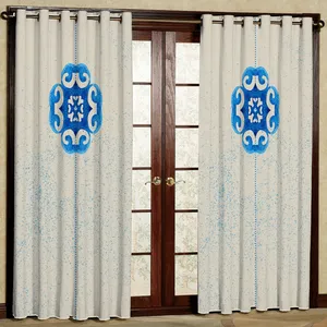 پرده مدل هازان پانچی کد 1861 سایز 140x200 سانتی متر