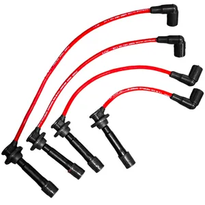 وایر شمع تقویتی پاور مدل ۴ سیلندر دنده ای مناسب برای ام وی ام ۱۱۰ بسته ۴ عددی