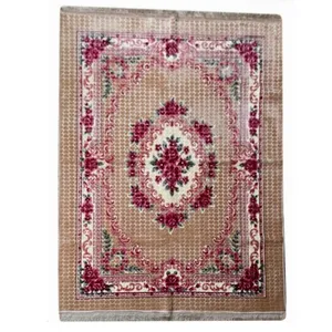 فرش ماشینی کارپت کد A زمینه کرمی