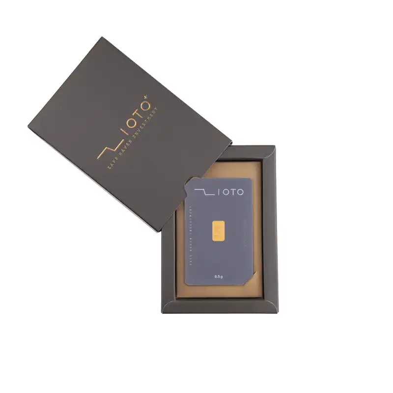 شمش طلا 24 عیار زیوتو مدل D-Au-p0.5