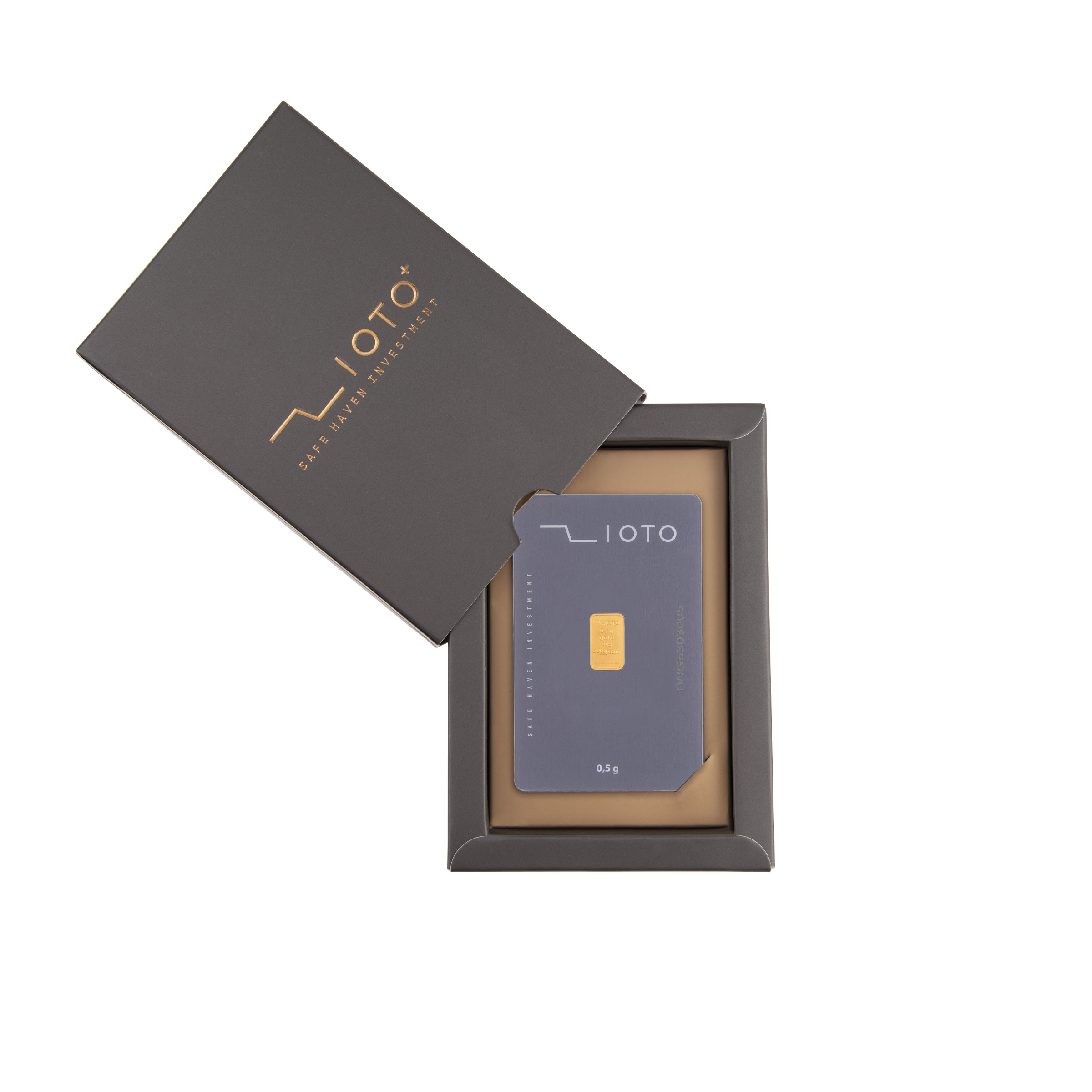 شمش طلا 24 عیار زیوتو مدل p0.5