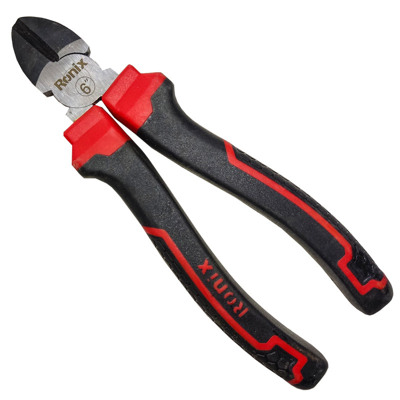 انبر سیم چین فشار قوی رونیکس مدل RH- 1266 سایز 6 اینچ