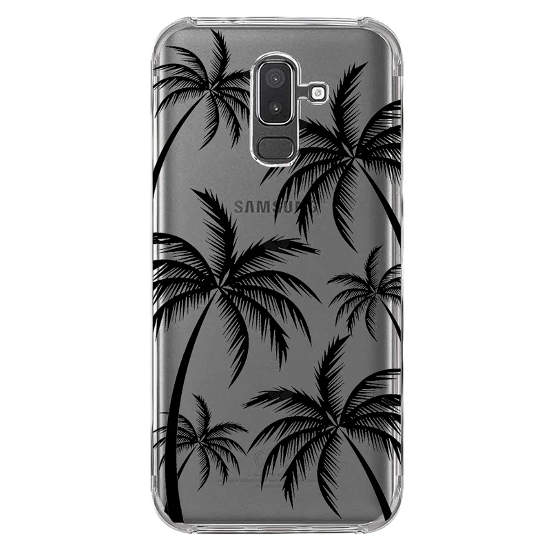 کاور مگافون طرح نخل مدل C52-B مناسب برای گوشی موبایل سامسونگ Galaxy A6 Plus