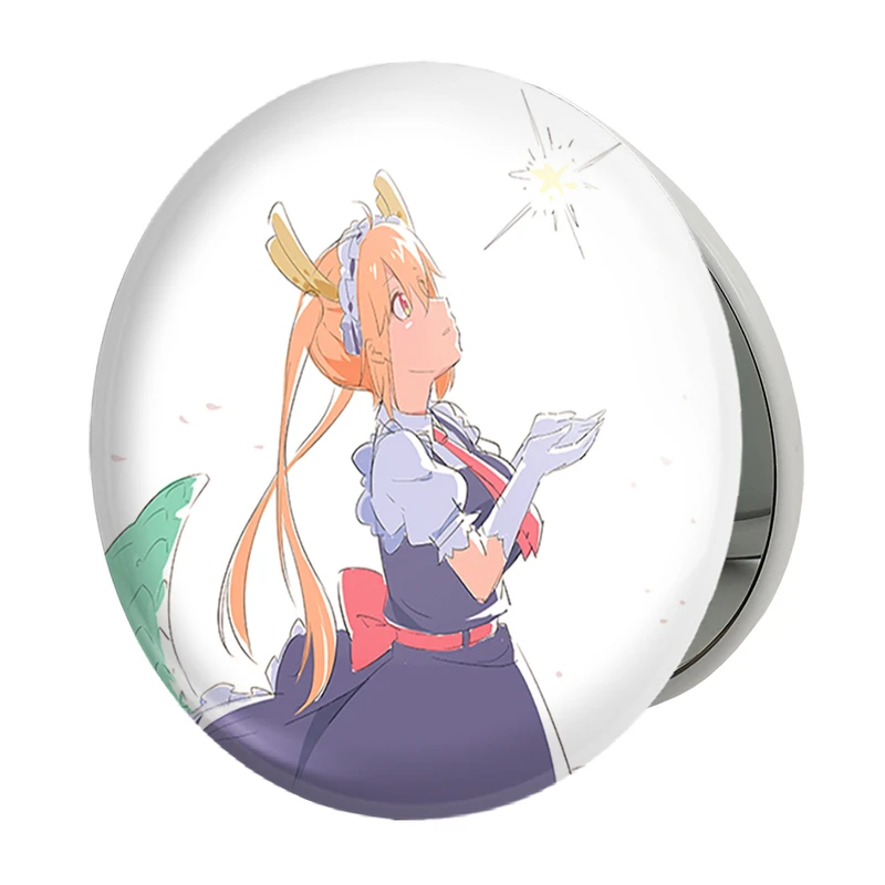 آینه جیبی خندالو طرح توهرو انیمه اژدهای خدمتکار کوبایاشی مدل تاشو کد 36348